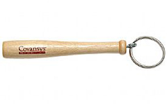 4" Mini Wood Baseball Bat Key Chain for promotions. Great for corporate giveaways.