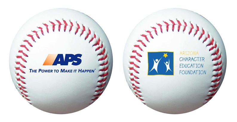 Order customized baseballs with your printed logo on each baseball. Custom baseballs for school fundraising and tradeshow giveaways.
